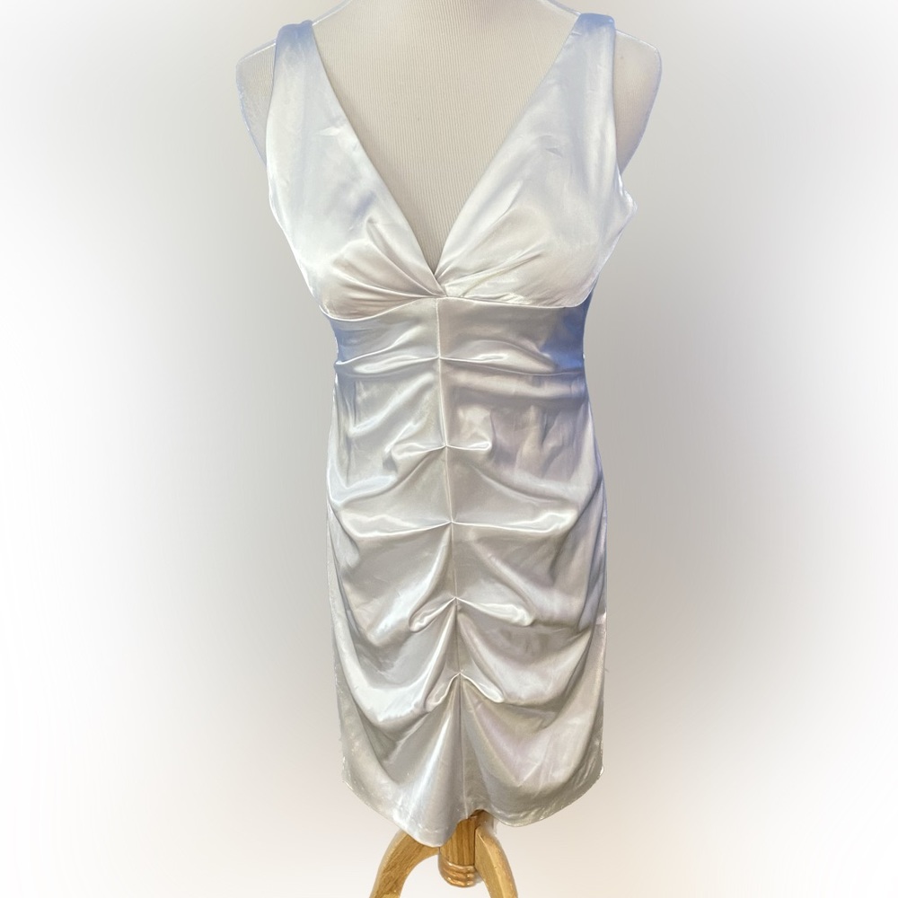 Onyx Nite Y2K Shiny Ruched Dress (8)